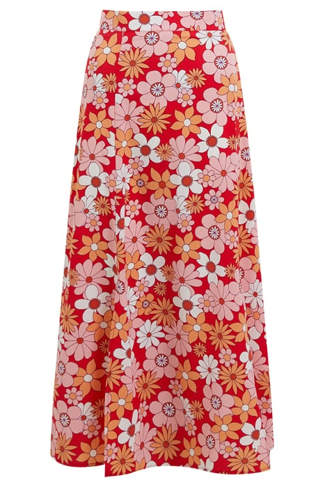 SPLIT PRINT FLORAL BLUSH 5