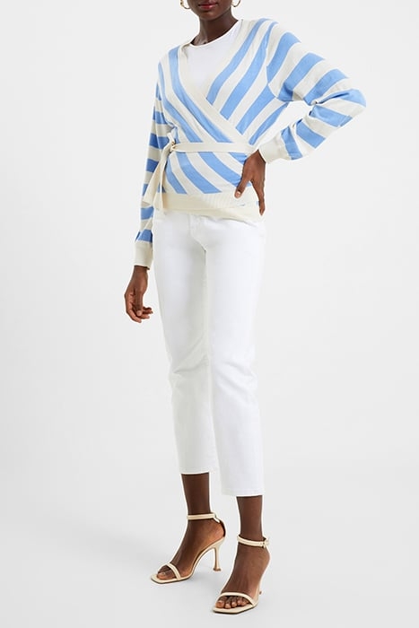 CORE WRAP STRIPE CORNFLOWER / ECRU 2