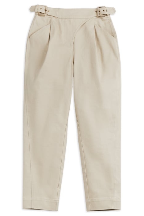 ALAIINA TAPERED TROUSER WITH TOP STITCH DETAIL STONE 4