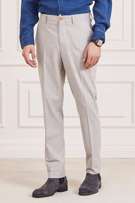 ROGER CLASSIC CHINO SAND MELANGE 1