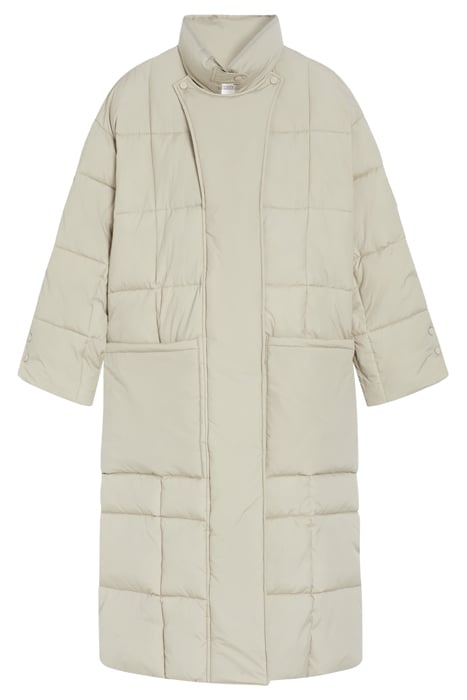 QUILTED COAT CEMENT 7