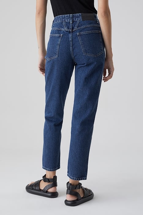 PEDAL PUSHER JEANS DARK BLUE 2