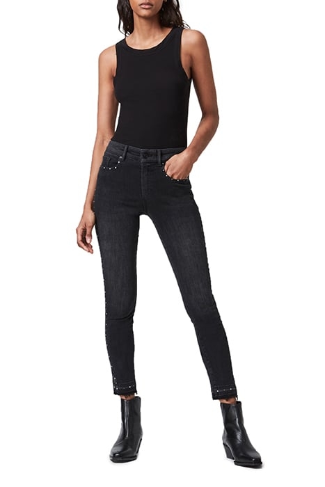 MILLER STUDDED JEAN BLACK 2