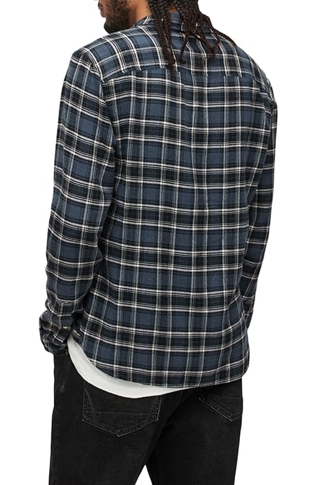 METTAH LS SHIRT GREY TIDE BLUE 2