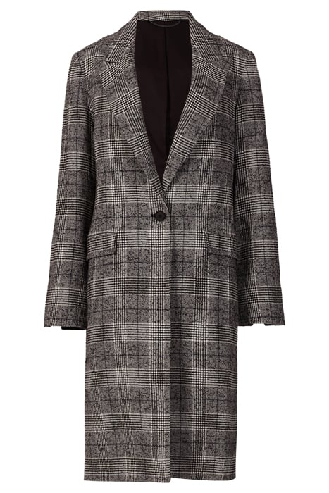 DUSTIE CHECK DUSTER BLACK/WHITE 7