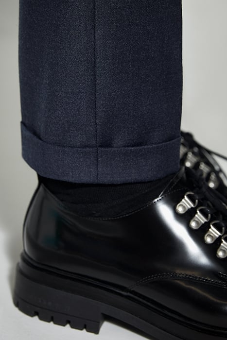 NAVY FLANNEL TRAVEL SUIT SUIT TROUSERS 4