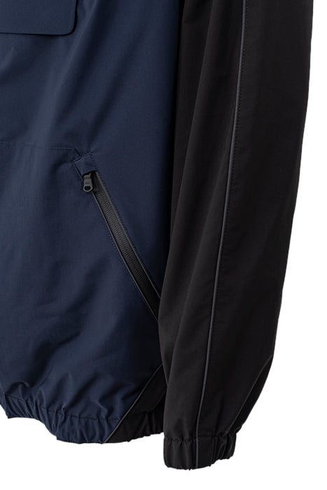 NAVY AND BLACK WATER REPELLENT AND REFLECTIVE JACKET 5