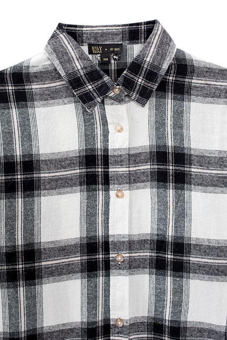 GIRLS’ OFF-WHITE SHIRT WITH BLACK CHECKS OFF-WHITE 4