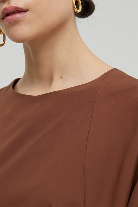 CLOSED WOMEN SHORT GODET DRESS DRESSES BRAZIL NUT 4