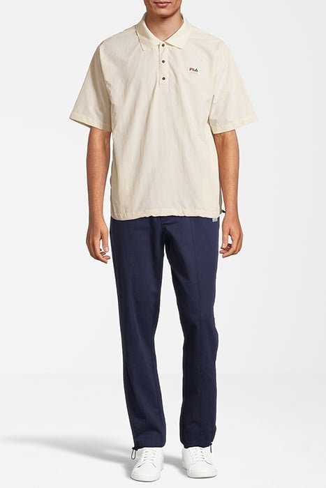 TWIST WOVEN POLO SHIRT ANTIQUE WHITE 4