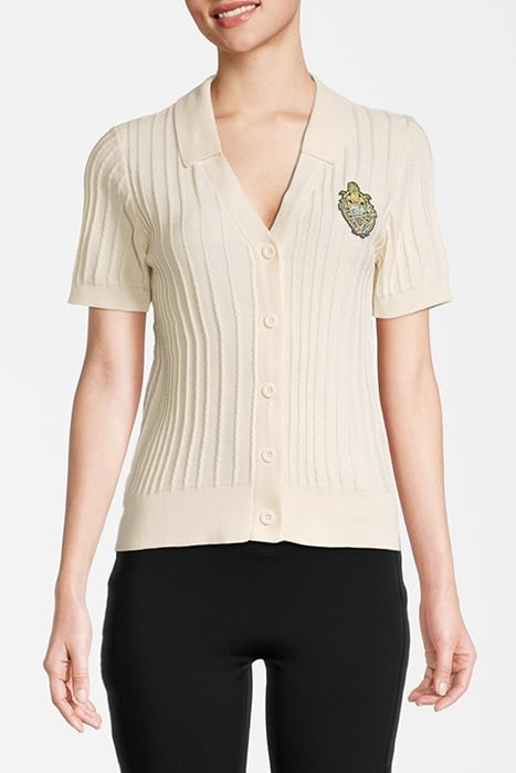 TARP KNITTED CARDIGAN ANTIQUE WHITE 1