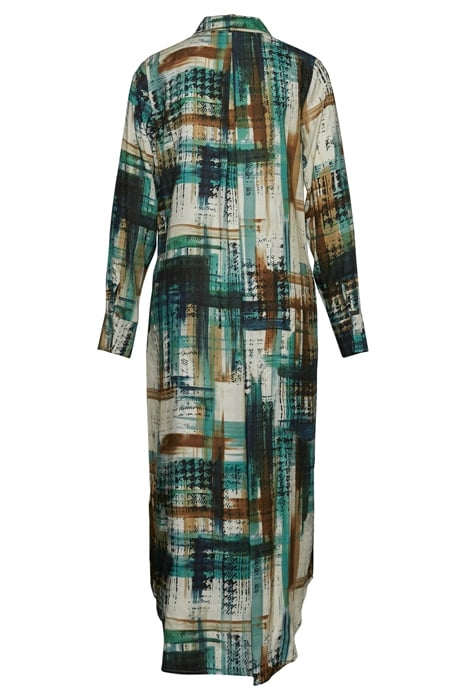 LONG SHIRT DRESS LS MULTI 6