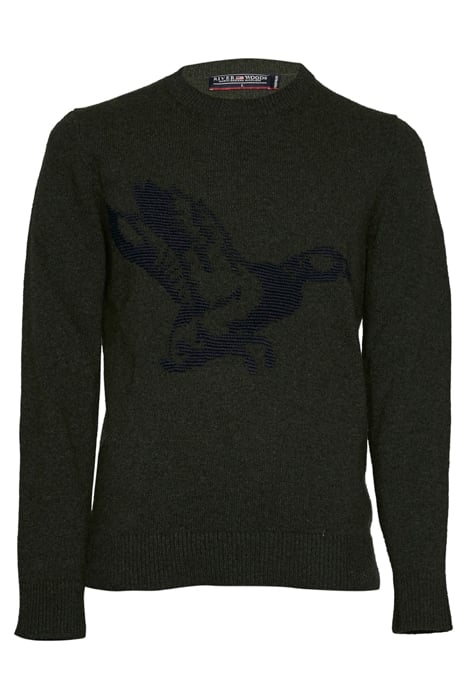 MER DUCK RND-NK CF SWT GREEN 1