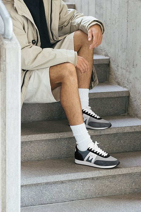 ALBATROSS 82-GUNMETAL/LILY WHITE 2