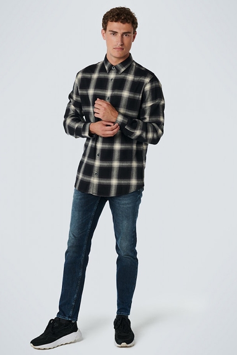 SHIRT CHECK RESPONSIBLE CHOICE COTTON BLACK 4