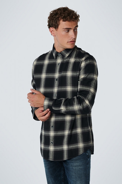 SHIRT CHECK RESPONSIBLE CHOICE COTTON BLACK 2