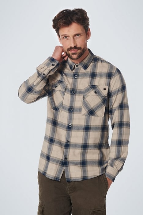 SHIRT CHECK SAND 2