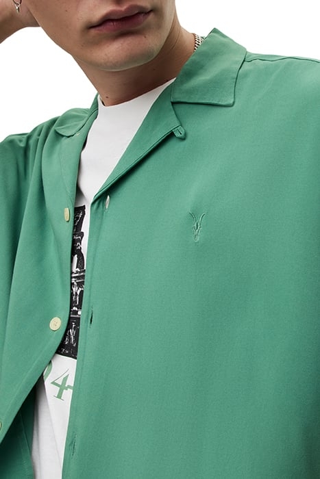 VENICE SS SHIRT DARK THYME GREEN 6