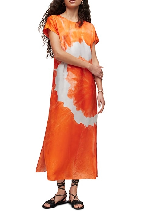 ETTA MARIANA DRESS ORANGE TIEDYE 4