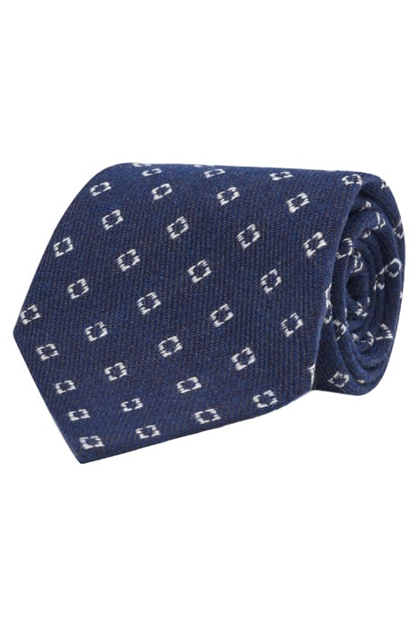 NAVY GRAPHIC TIE 1