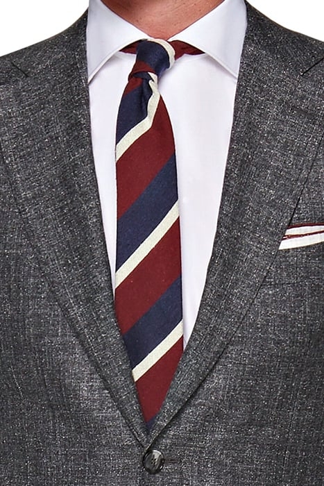 DARK RED STRIPES TIE 2