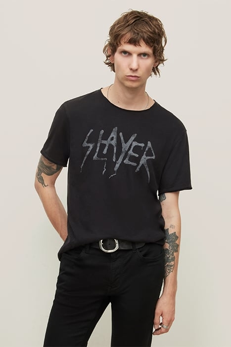 SS RAW EDGE TEE VINTAGE WASH - SLAYER UNDISPUTED A BLACK 1