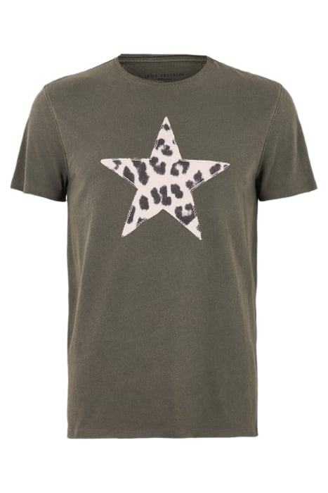 SS RAW EDGE TEE - CHEETAH STAR COAL 4