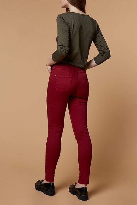 PACE - SLIM 7/8TH PUSH-UP EFFECT TROUSERS POPPY 2