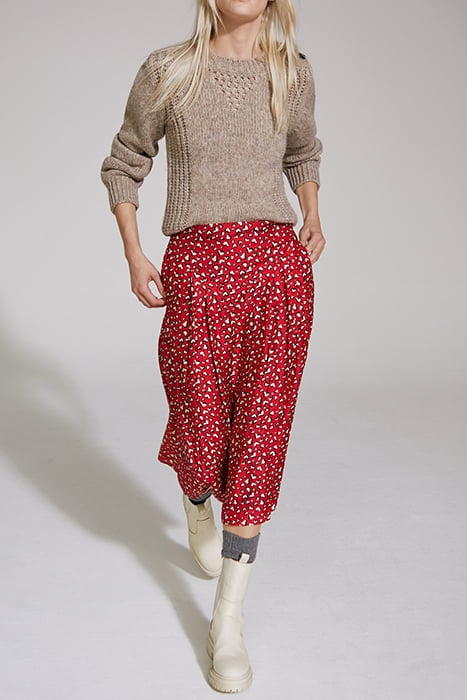 WOOL WOOL SWEATER CAMEL PUTS WOMEN'S SHOULDER BUTTONS 2