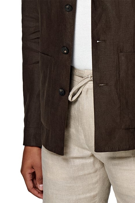 DARK BROWN WALTER SHIRT JACKET 6