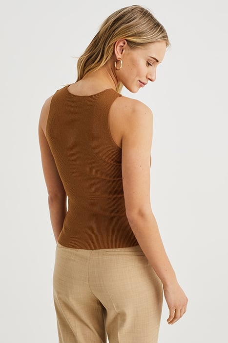 KNITTED PULLOVER CARAMEL 3