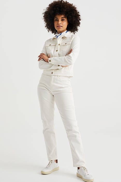 5-POCKET MID WAIST WHITE 4