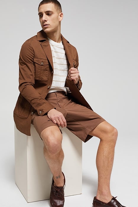 JACKET NORMAL LENGTH RUST BROWN 5