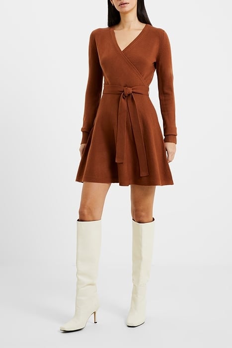 BABYSOFT WRAP MINI DRESS CASABLANCA 1