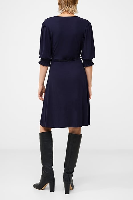 WRAP PLAIN K DK NAVY 2