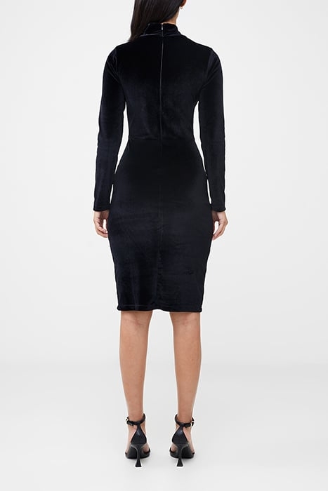 SULA VELVET JERSEY DRESS BLACK 3