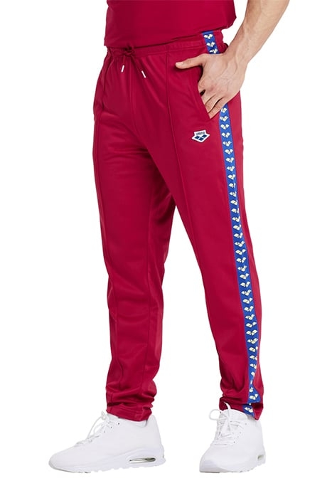 M RELAX IV TEAM PANT BURGUNDY NEON BLUE BUTTER 2