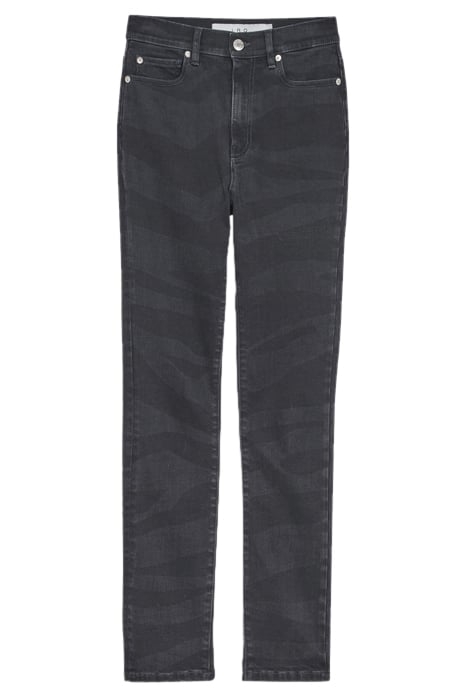 BRISSAME BLACK ZEBRA DENIM 5