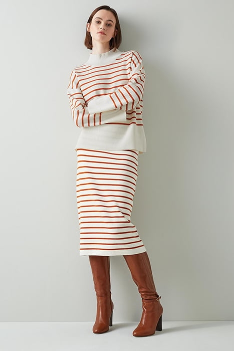 ISABELLA MIDI SKIRT CREAM 3