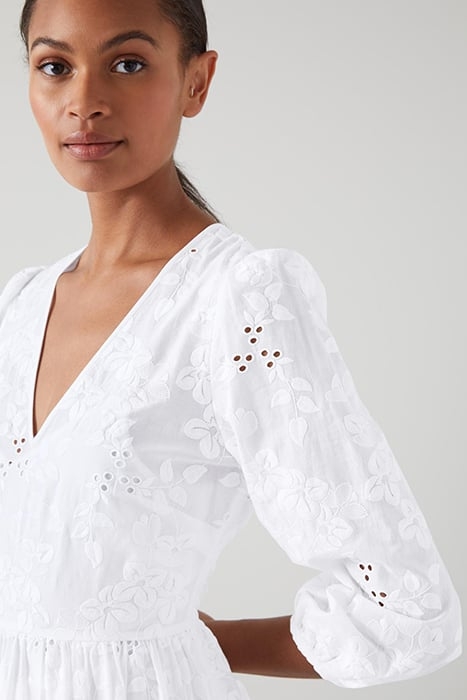 BRONTE MIDI DRESS WHITE 3