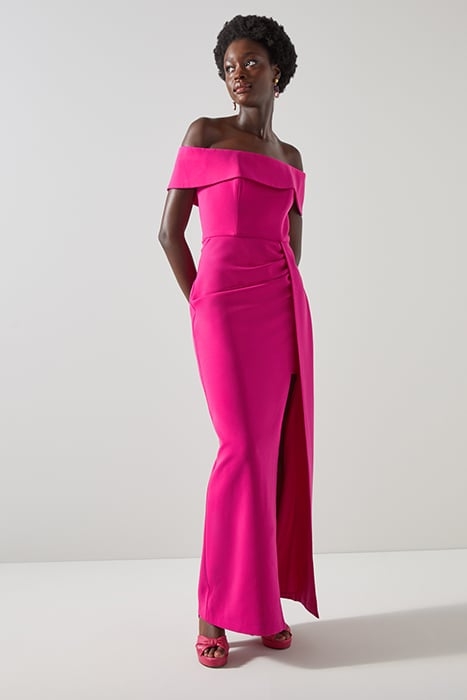 RAMPLING MAXI DRESS MAGENTA 3