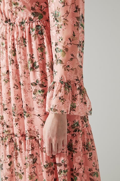 SWINTON MIDI DRESS PINK 3