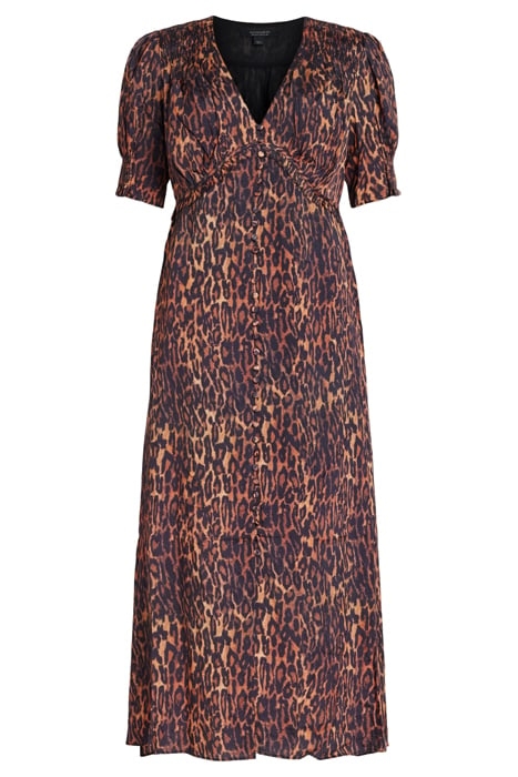 DREA ANITA DRESS NATURAL BROWN 6