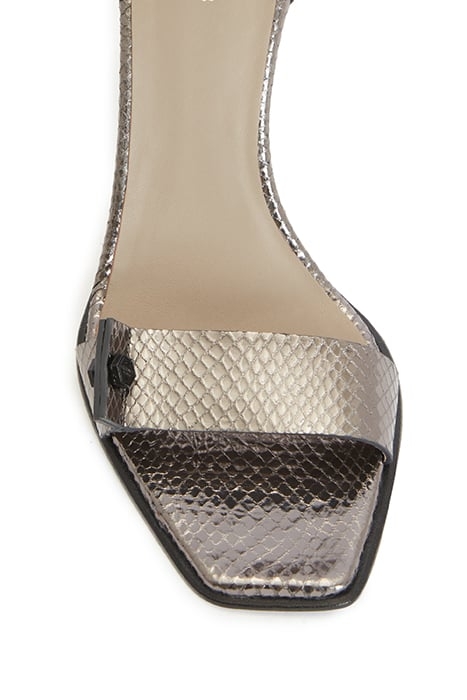 BETTY SNAKE SANDAL GUNMETAL GREY 5