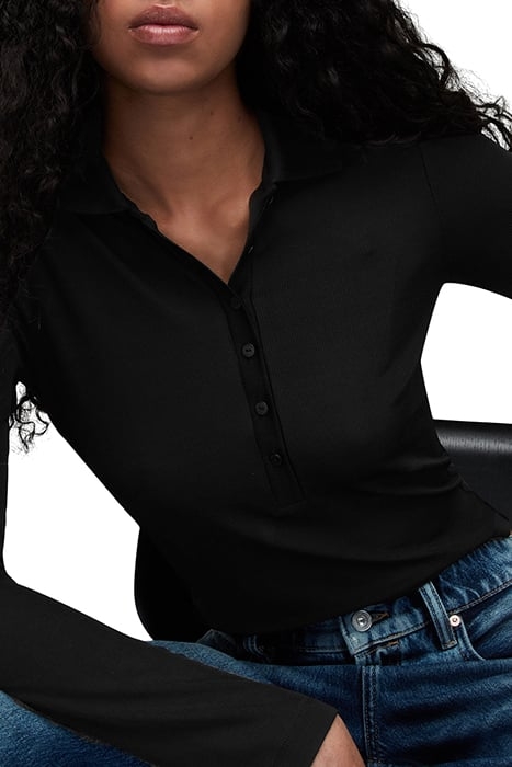 HALLIE LS POLO BLACK 4
