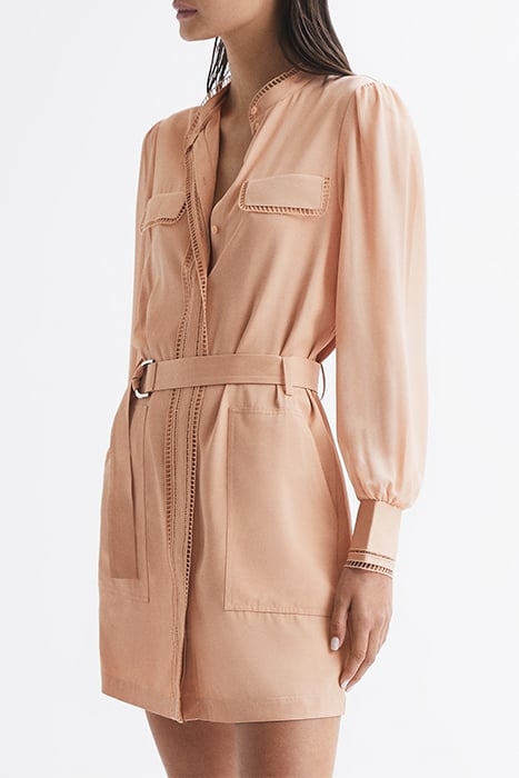 CASSIA DRESS SHIRT NUDE 1