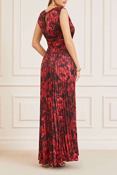 ANNIKA MAXI DRESS PASSION FLOWER PRINT 4