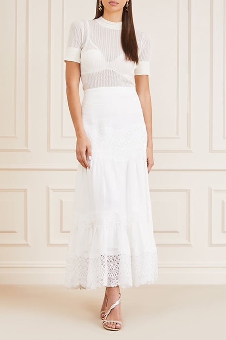 LOU LOU SKIRT PALE PEARL 3