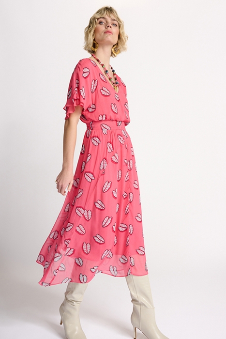 DRESS - GEORGIE LEAF IT PINK 3