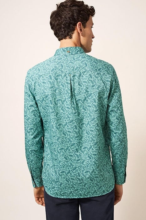 BAILEY DOG PRINTED SHIRT MINT GREEN 2